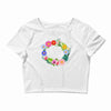 personalize baby name bodysuit Crop Top
