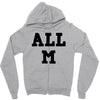 all m Zipper Hoodie