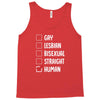 Lgbt Checklist Tank Top
