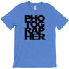 photographer camera photography modern text photos scrapbook geek t sh T-Shirt