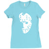 halloween hockey mask Ladies Fitted T-Shirt