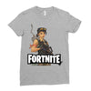 fortnite cartoon Ladies Fitted T-Shirt