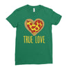 true love heart Ladies Fitted T-Shirt