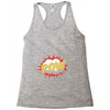 POW! Funny Explosion Cartoon Racerback Tank