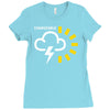 weather forecast symbol Ladies Fitted T-Shirt