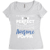 awesome poppa Women's Triblend Scoop T-shirt