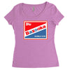 bazooka joe bubble gum logo ideal birthday present or gift Women's Triblend Scoop T-shirt
