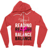 Reading Yoga Wine Balance Zipper Hoodie