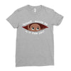 June Peeking Out Baby Boy Ladies Fitted T-Shirt