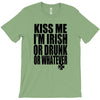 kiss me i'm irish or drunk or whatever t shirt st patricks day funny t T-Shirt