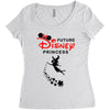 Future Disney Princess Women's Triblend Scoop T-shirt