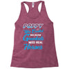 Poppy Was Created because Grankids Need Real Heroes Racerback Tank