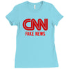 CNN Fake News Ladies Fitted T-Shirt