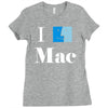 apple macintosh computer Ladies Fitted T-Shirt