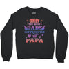 only the best dads get promoted to papa Crewneck Sweatshirt