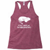 retro hippo cartoon anime classic Racerback Tank