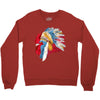 chief many feathers Crewneck Sweatshirt