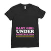 Baby Girl Under Construction Ladies Fitted T-Shirt