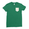 Free Birds Pocket Ladies Fitted T-Shirt