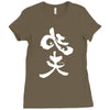 panda symbol Ladies Fitted T-Shirt