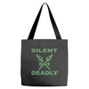 silent but deadly Tote Bags
