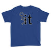 fk it funny college party Youth Tee