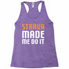 strava made me do it Racerback Tank