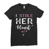 i stole her heart couple Ladies Fitted T-Shirt