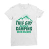 Camper Couple Man Ladies Fitted T-Shirt
