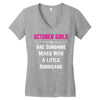 October Girls Women's V-Neck T-Shirt