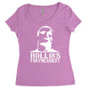rollins for president  funny  comic henry rollins punk rock tv p Women's Triblend Scoop T-shirt