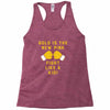 Gold Is The New Pink Fight Like A Kid! Racerback Tank