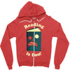 reading is fun Zipper Hoodie