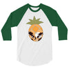 Tropical Pineapple 3/4 Sleeve Shirt
