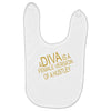 a diva Baby Bibs