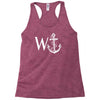 w anchor Racerback Tank