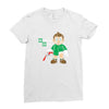 breaking bricks Ladies Fitted T-Shirt