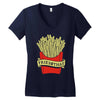 fries with that Women's V-Neck T-Shirt