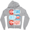 Women's March Stand Unite Fight Zipper Hoodie
