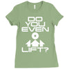 do you even lift Ladies Fitted T-Shirt