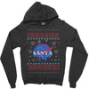 santa christmas Zipper Hoodie