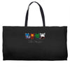 hello avengers Weekender Totes