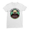 bah hum pug Ladies Fitted T-Shirt