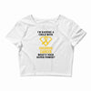 I'm Raising A Child With Childhood Cancer What's Your Super Power Crop Top