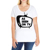 as seen on tv Ladies Curvy T-Shirt