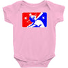 yoda baseball  funny Baby Onesie