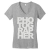 photographer Women's V-Neck T-Shirt