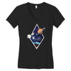 Space Triangle Women's V-Neck T-Shirt