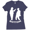 bottom eye poke Ladies Fitted T-Shirt