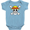one piece skull Baby Onesie